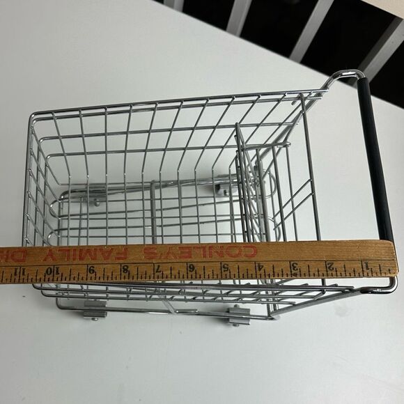 Toy Grocery Cart Old Country Mini Shopping Cart/Buggy for Dolls Metal 10 inch - Picture 8 of 9